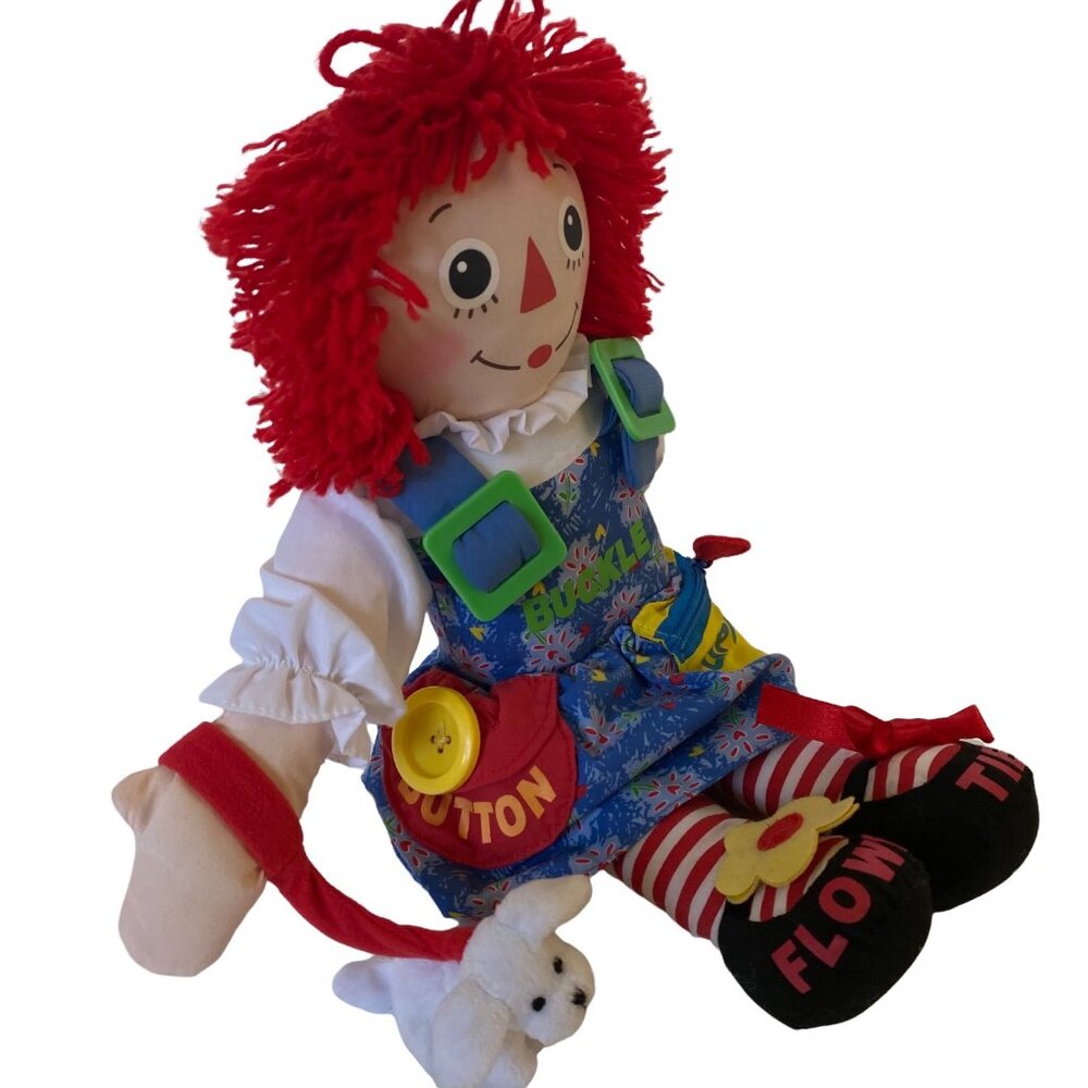 Dress Me Raggedy Ann Doll 2002 by Hasbro 70163 Talking Stuffed Educational Toy - Picture 6 of 12